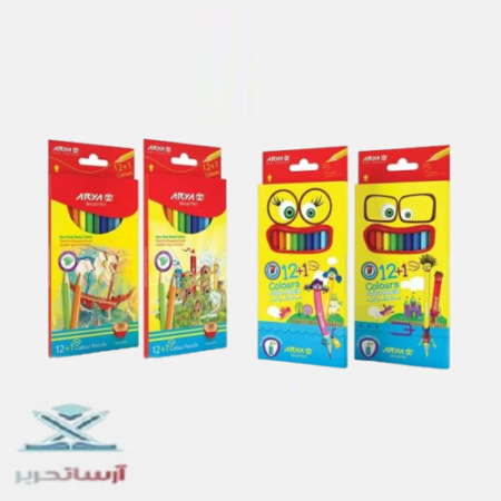 مدادرنگی 1+12 رنگ آریا مدل 3016